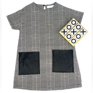 Zara Black and white girl dress.